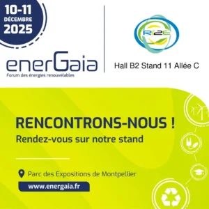 Affiche du salon EnerGaia, 10 et 11 décembre 2025, Montpellier
